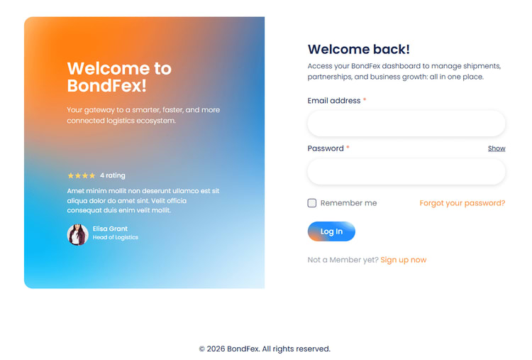 Single sign-On from BondFex